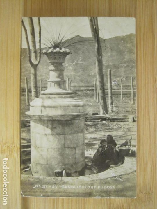 Postkarten: BANYOLES-BA&Ntilde;OLAS-FONT PUDOSA-FOTO PIGEM 551 JV-FOTOGRAFICA-POSTAL-(97.119)