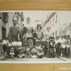 Postales: MATARO-GIGANTES Y CABEZUDOS-FOTO S.CARRERAS-FOTOGRAFICA-POSTAL ANTIGUA-(97.276)