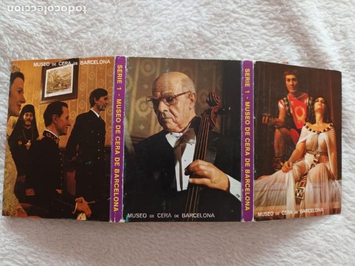 Postales: TIRA ACORDE&Oacute;N CON 10 POSTALES DEL MUSEO DE CERA DE BARCELONA (1979)