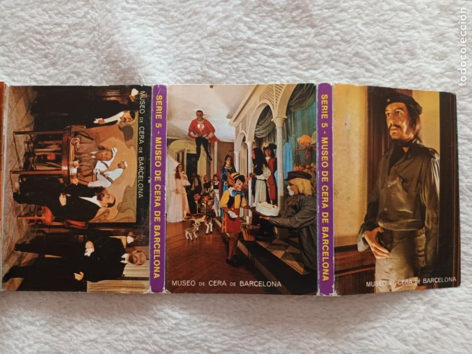 Postales: TIRA ACORDE&Oacute;N CON 10 POSTALES DEL MUSEO DE CERA DE BARCELONA (1979)