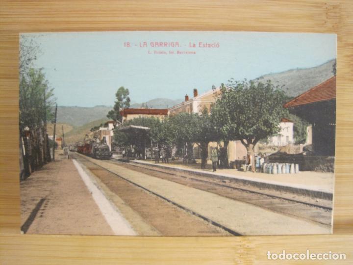 Postales: LA GARRIGA-ESTACION FERROCARRIL-LA ESTACIO-ROISIN-18-POSTAL ANTIGUA-(97.301)