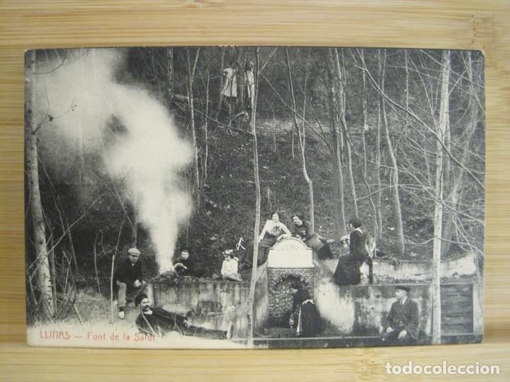 Postcards: LLINARS DEL VALLES-LLINAS-FONT DE LA SALUT-ROISIN-POSTAL ANTIGUA-(97.306)
