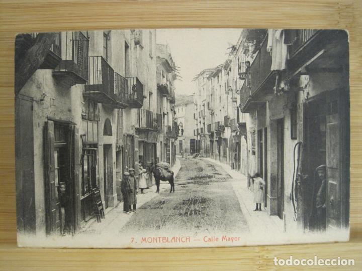 Cartoline: MONTBLANC-MONTBLANCH-CALLE MAYOR-7-ROISIN-POSTAL ANTIGUA-(97.308)