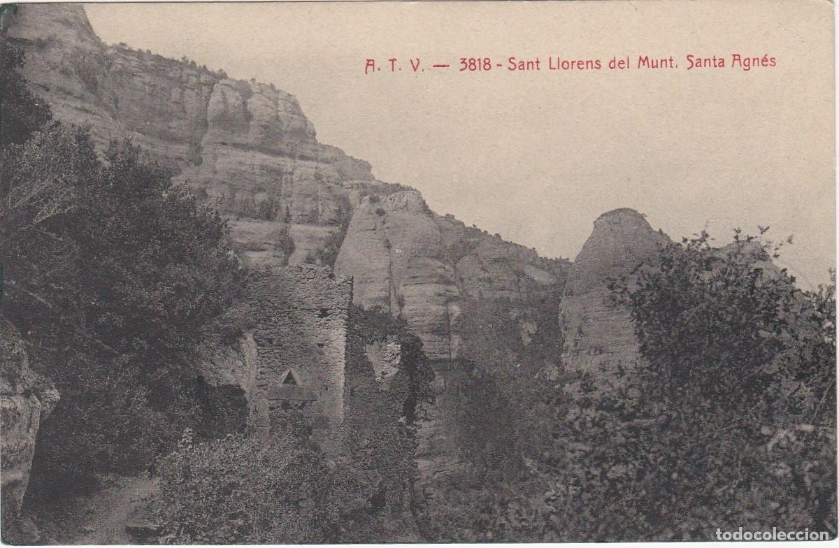 Cartoline: A. T. V. - 3818 - Sant Llorens del Munt - Santa Agn&eacute;s - 140x90mm