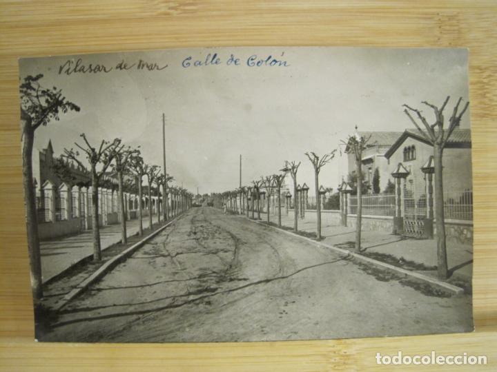 Cartoline: VILASAR-VILASSAR DE MAR-CALLE DE COLON-FOTOGRAFICA-ARCHIVO ROISIN-POSTAL ANTIGUA-(97.363)