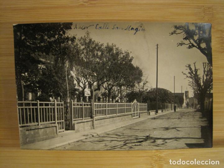 Cartes Postales: VILASAR-VILASSAR DE MAR-CALLE SAN MAGIN-FOTOGRAFICA-ARCHIVO ROISIN-POSTAL ANTIGUA-(97.366)
