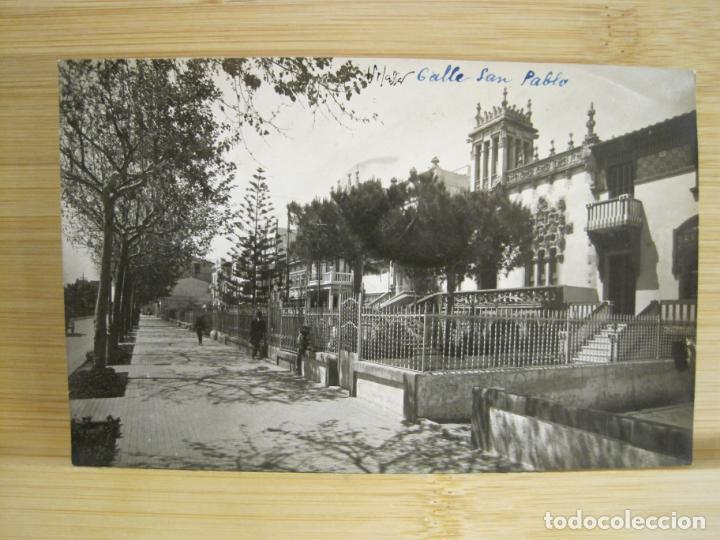 Postales: VILASAR-VILASSAR DE MAR-CALLE SAN PABLO-FOTOGRAFICA-ARCHIVO ROISIN-POSTAL ANTIGUA-(97.369)