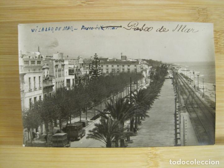Postcards: VILASAR-VILASSAR DE MAR-PASEO DE MAR-FOTOGRAFICA-ARCHIVO ROISIN-POSTAL ANTIGUA-(97.372)