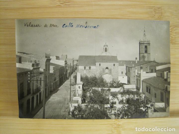Postcards: VILASAR-VILASSAR DE MAR-CALLE MONTSERRAT-FOTOGRAFICA-ARCHIVO ROISIN-POSTAL ANTIGUA-(97.376)