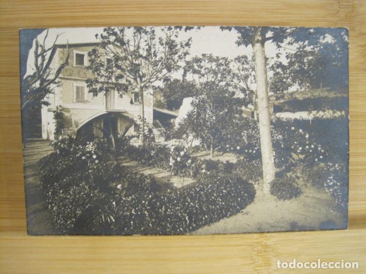 Cartes Postales: VALLROMANAS-TORRE Y JARDIN-FOTOGRAFICA-POSTAL ANTIGUA-(97.405)