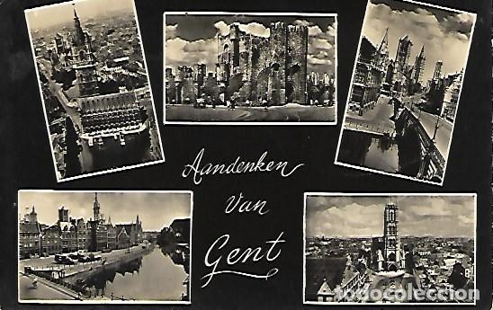 Cartoline: AANDENKEN VON GENT - CIRCULADA - 1956