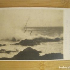 Postales: CADAQUES-BARCO VAPOR INGLES LLANISEN HUNDIMIENTO-AÑO 1917-FOTOGRAFICA-POSTAL ANTIGUA-(97.468)