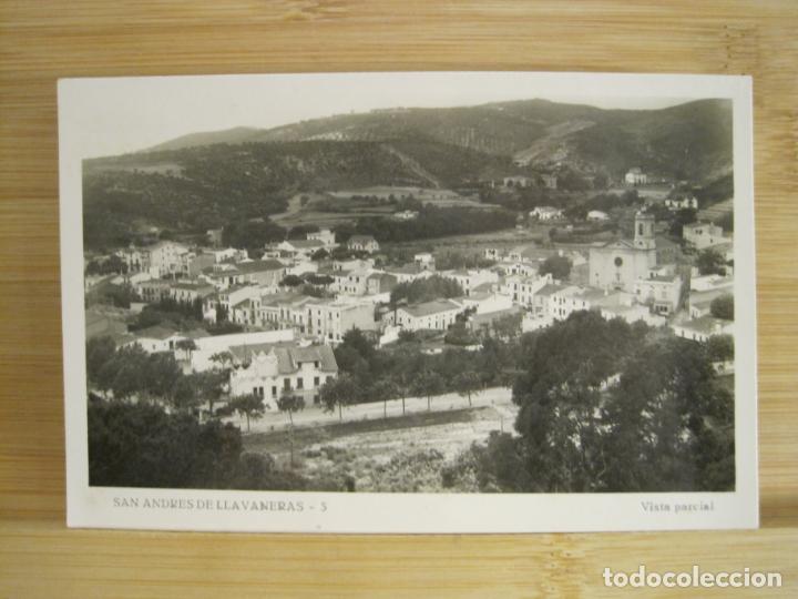 Cartoline: SAN ANDRES DE LLAVANERAS-VISTA PARCIAL-FOTOGRAFICA-POSTAL ANTIGUA-(97.494)