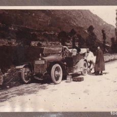 Postales: FOTOGRAFÍA CAMINO DE FONT ROMEO. AUTO CARS 1919 COCHE BERLIET. Lote 366284471