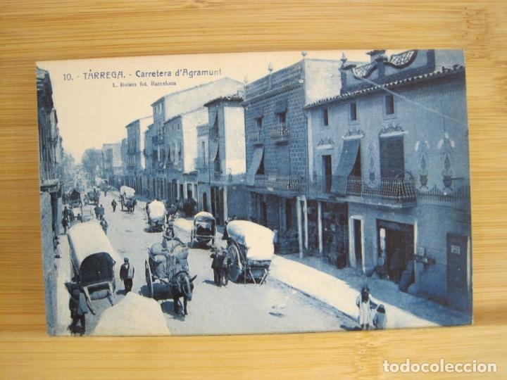 Postcards: TARREGA-CARRETERA D'AGRAMUNT-ROISIN-10-POSTAL ANTIGUA-(97.645)