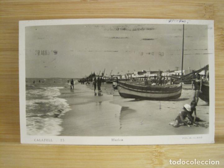 Postkarten: CALAFELL-MARINA-FOTO R.GASSO-23-FOTOGRAFICA-POSTAL ANTIGUA-(97.777)