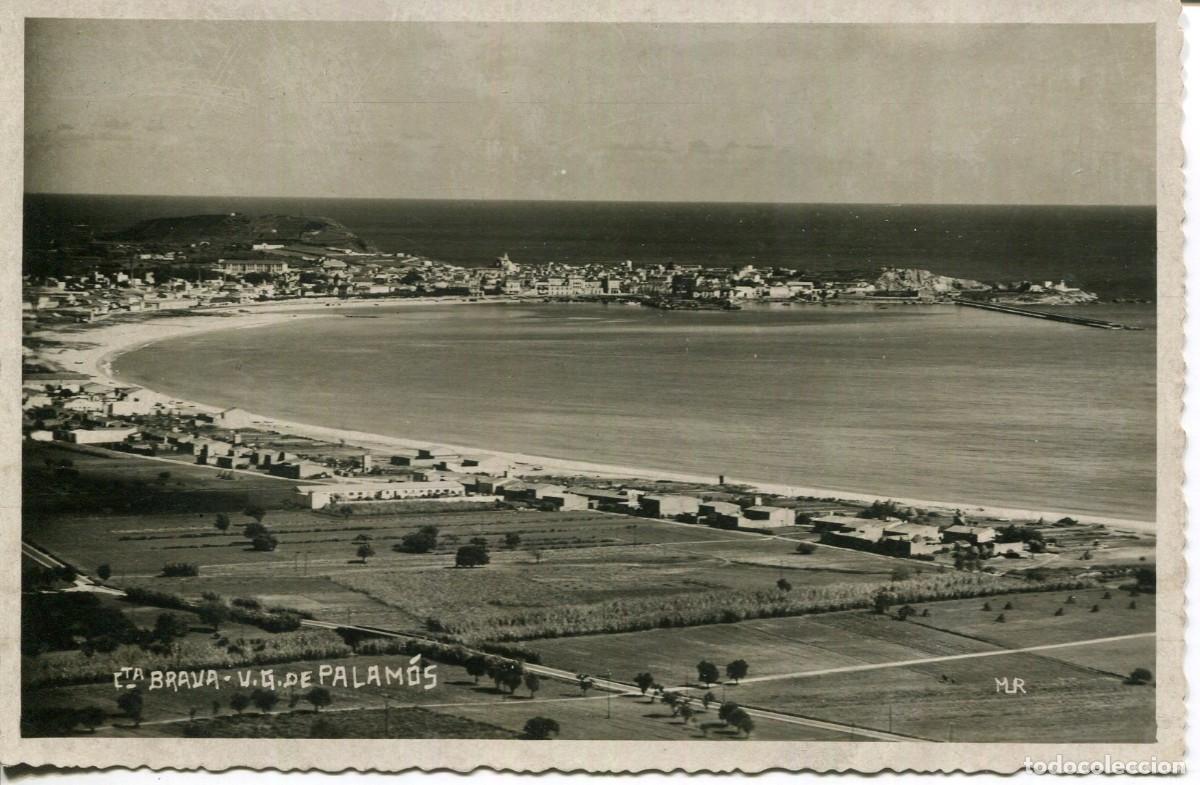 Postales: PALAMOS -VISTA GENERAL-FOTOGR&Aacute;FICA MR- A&Ntilde;OS 1940
