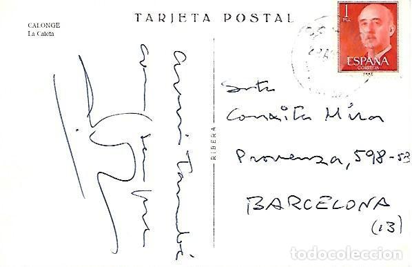 Postales: CALONGE - LA CALETA - RIBERA - CIRCULADA - 1964 - Foto 2