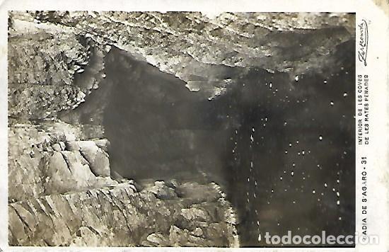 Postales: COSTA BRAVA - BADIA DE S'AGARO - 31. INTERIOR DE LES COVES DE LES RATES PENADES - ZERKOWITZ