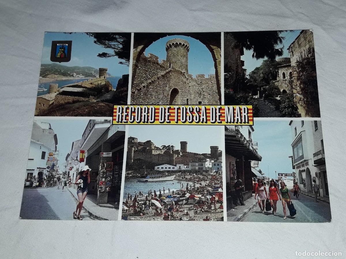 Postales: Postal Tossa de Mar diversos aspectos sin circular - Foto 1
