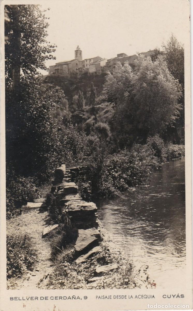 Postkarten: Bellver de Cerda&ntilde;a - Paisaje desde la Acequia - Ed. Cuy&aacute;s n&ordm; 9 - 139x86mm