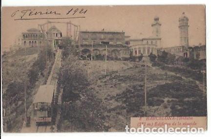 Postales: ANTIGUA POSTAL 8 BARCELONA TIBIDABO 532M EDIFICIOS DE LA CUSPIDE ROISIN - Foto 1
