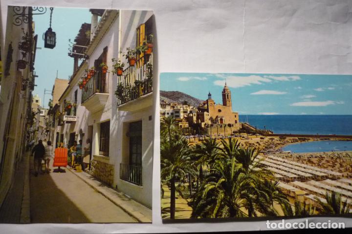 Postales: lote postales sitges .-&iexcl;&iexcl;1 escrita&iexcl;&iexcl; cm - Foto 1