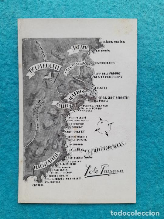 Postales: Girona. Mapa de la Costa. - Foto 1