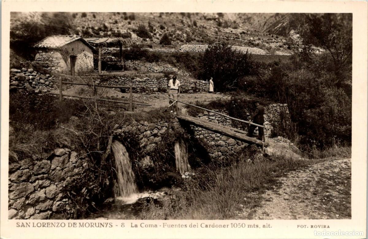 Postales: San Lorenzo de Morunys - La Coma - Fuentes del Cardoner 1050 mts. alt. - Foto Rovira n&ordm; 8 - 141x93mm