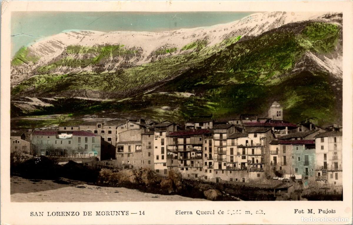 Postkarten: San Lorenzo de Morunys - Sierra Querol de 2145 m. alt. - Foto M. Pujols n&ordm; 14 - Coloreada - 141x89mm