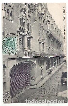 Postais: ANTIGUA POSTAL ORFEO CATALA FATXADA DEL PASSATJE SANSOT Y MISSE GERMANS