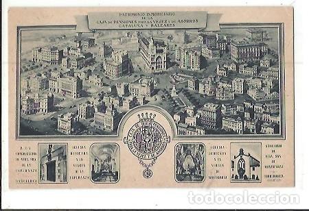 Postais: ANTIGUA POSTAL PATRIMONIO INMOBILIARIO DE LA CAJA DE PENSIONES PARA AL VEJEZ Y DE AHORROS CATALU&Ntilde;A Y