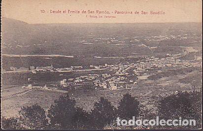 Postcards: POSTAL DESDE LA ERMITA DE SAN RAMON PANORAMA DE SAN BAUDILIO