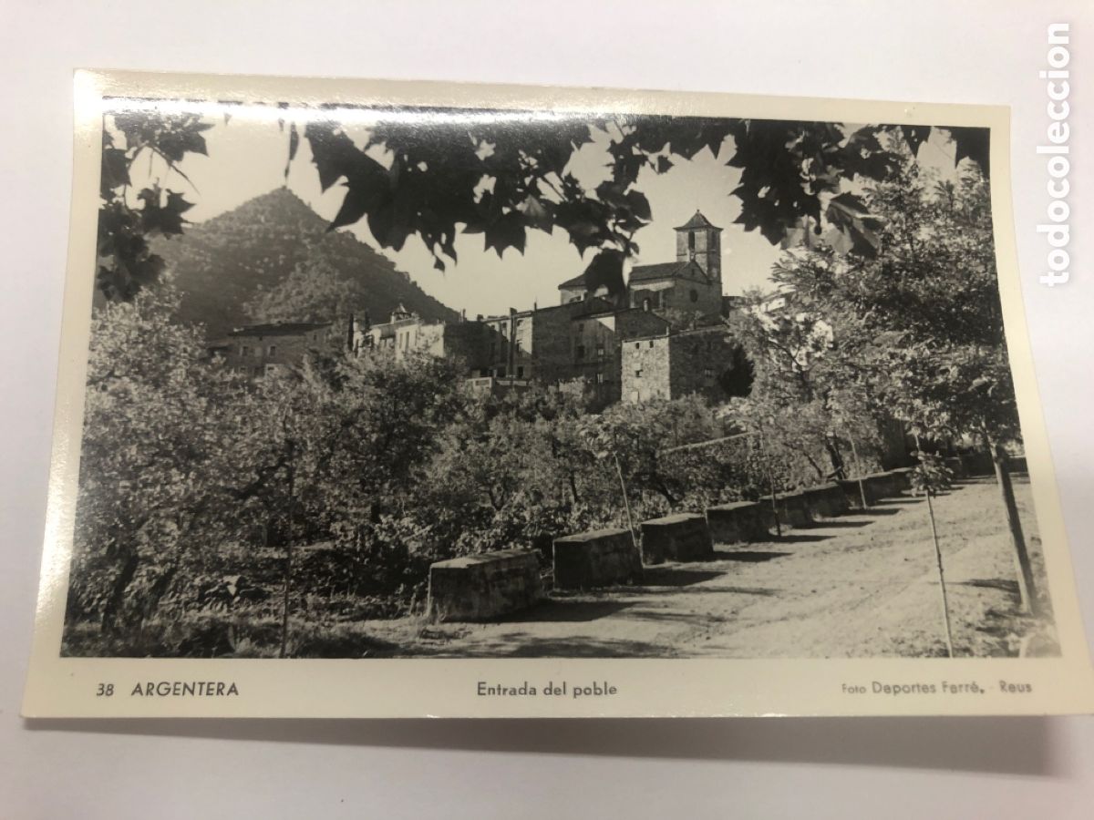 Postcards: POSTAL ARGENTERA ENTRADA DEL POBLE FOTO DEPORTES FERRE SIN CIRCULAR