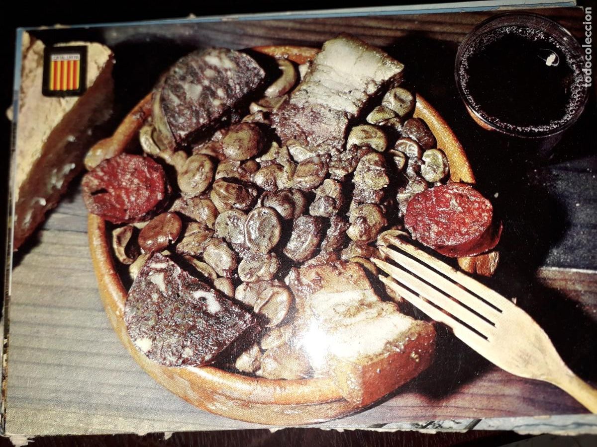 Cartes Postales: N&ordm; 44021 POSTAL GASTRONOMIA PLATOS TIPICOS CATALU&Ntilde;A FAVES A LA CATALANA