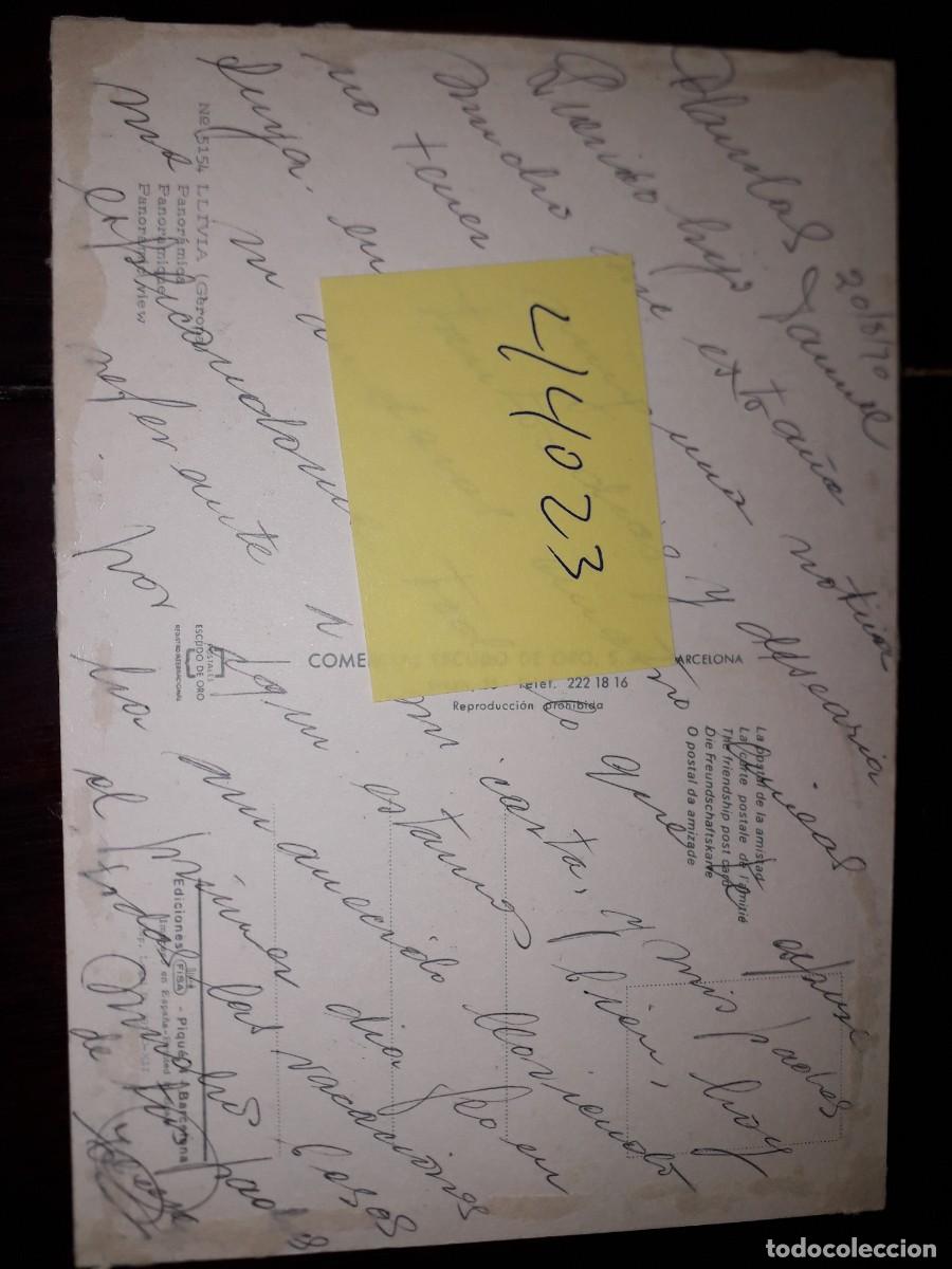 Postales: N&ordm; 44023 POSTAL LLIVIA GERONA - Foto 2