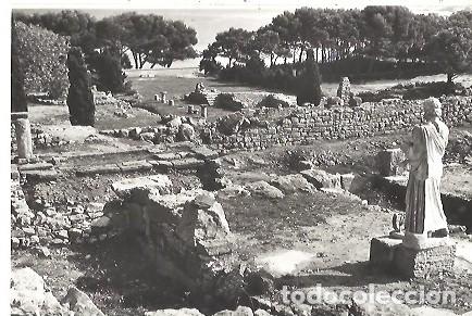 Postais: ANTIGUA POSTAL SERIE I NUM 2016 COSTA BRAVA AMPURIAS CENTRO RELIGIOSO DE EMPORION EN PRIMER TERMINO