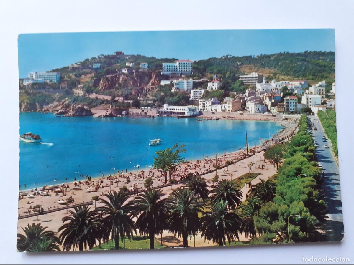 Postais: POSTAL - COSTA BRAVA SAN FELIU DE GUIXOLS JARDINES Y PLAYAS JUNTO AL PASEO - PUIG 757 - ESCRITA