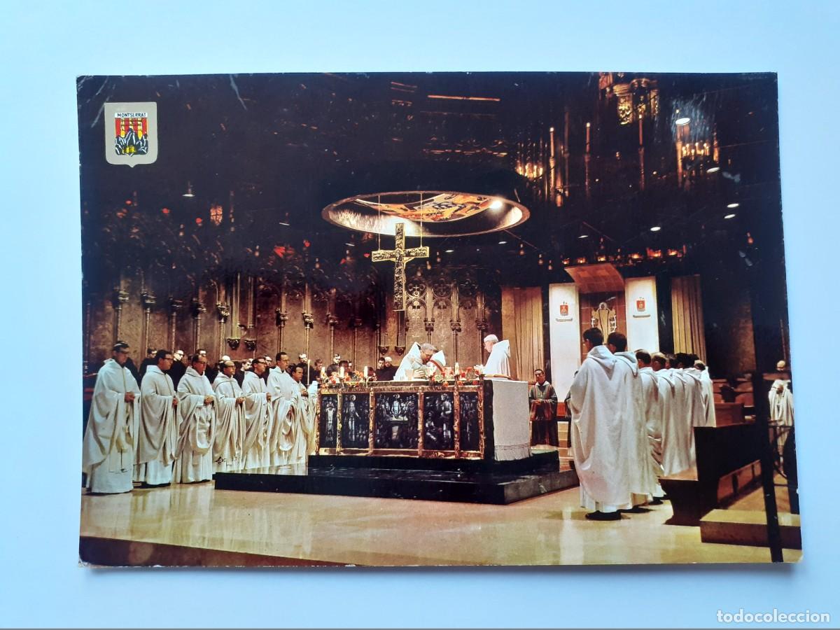 Postkarten: POSTAL - MONTSERRAT CONCELEBRACI&Oacute;N - MONASTERIO - ESCRITA