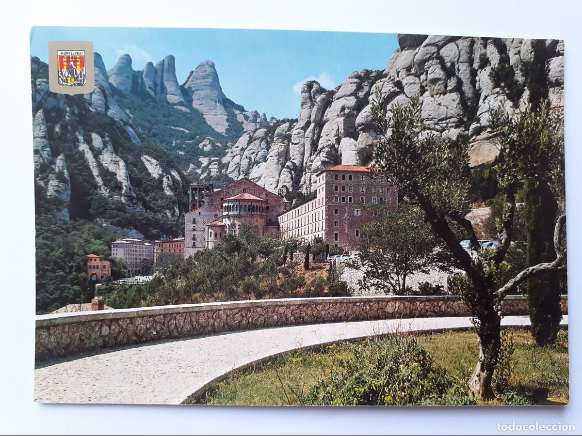 Postkarten: POSTAL - MONTSERRAT EL MONASTERIO Y LOS PICOS DE STA. MAGDALENA - ESCUDO DE ORO 2418 - S/C