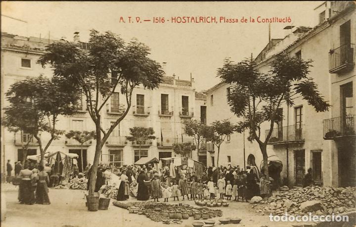 Postales: POSTAL - HOSTALRICH - PLASSA DE LA CONSTITUCIO - - Foto 1
