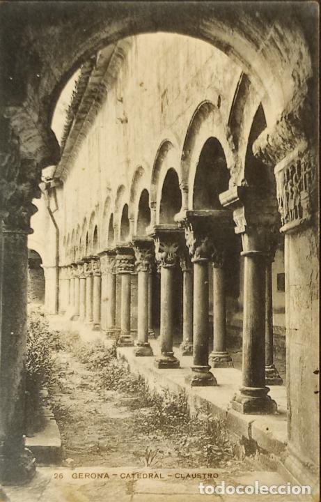Postales: POSTAL - GERONA - CATEDRAL - CLAUSTRO - - Foto 1