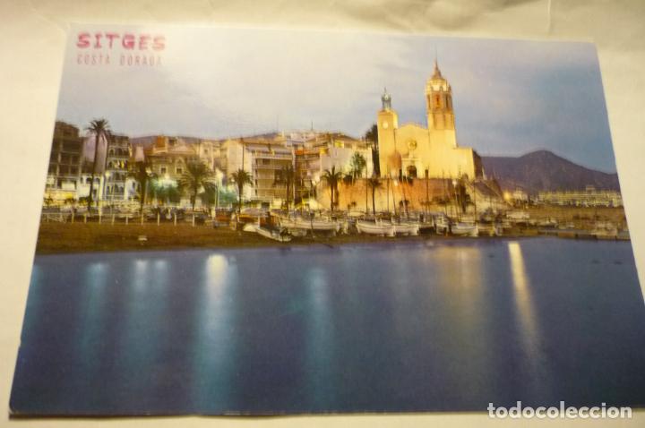 Postales: POSTAL SITGES NOCTURNA CIRCULADA CM - Foto 1