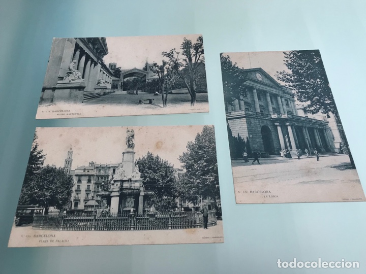 Postales: Lote 3 postales Barcelona Thomas - Foto 1