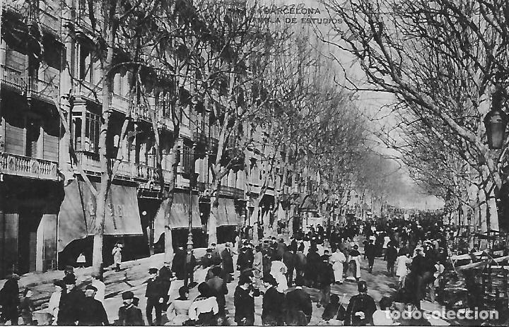 Postales: BARCELONA (Rambla de Estudios) - Foto 1