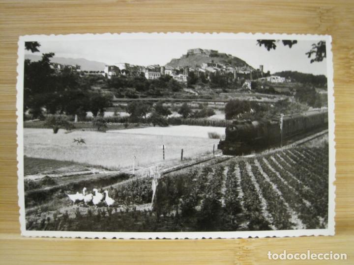Cartoline: HOSTALRIC-VISTA PARCIAL-FERROCARRIL HOSTALRICH-FOTOGRAFICA-POSTAL ANTIGUA-(98.395)