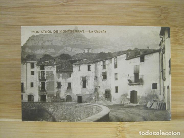 Cartes Postales: MONISTROL DE MONTSERRAT-LA CABA&Ntilde;A-FOTOGRAFICA-POSTAL ANTIGUA-(98.400)