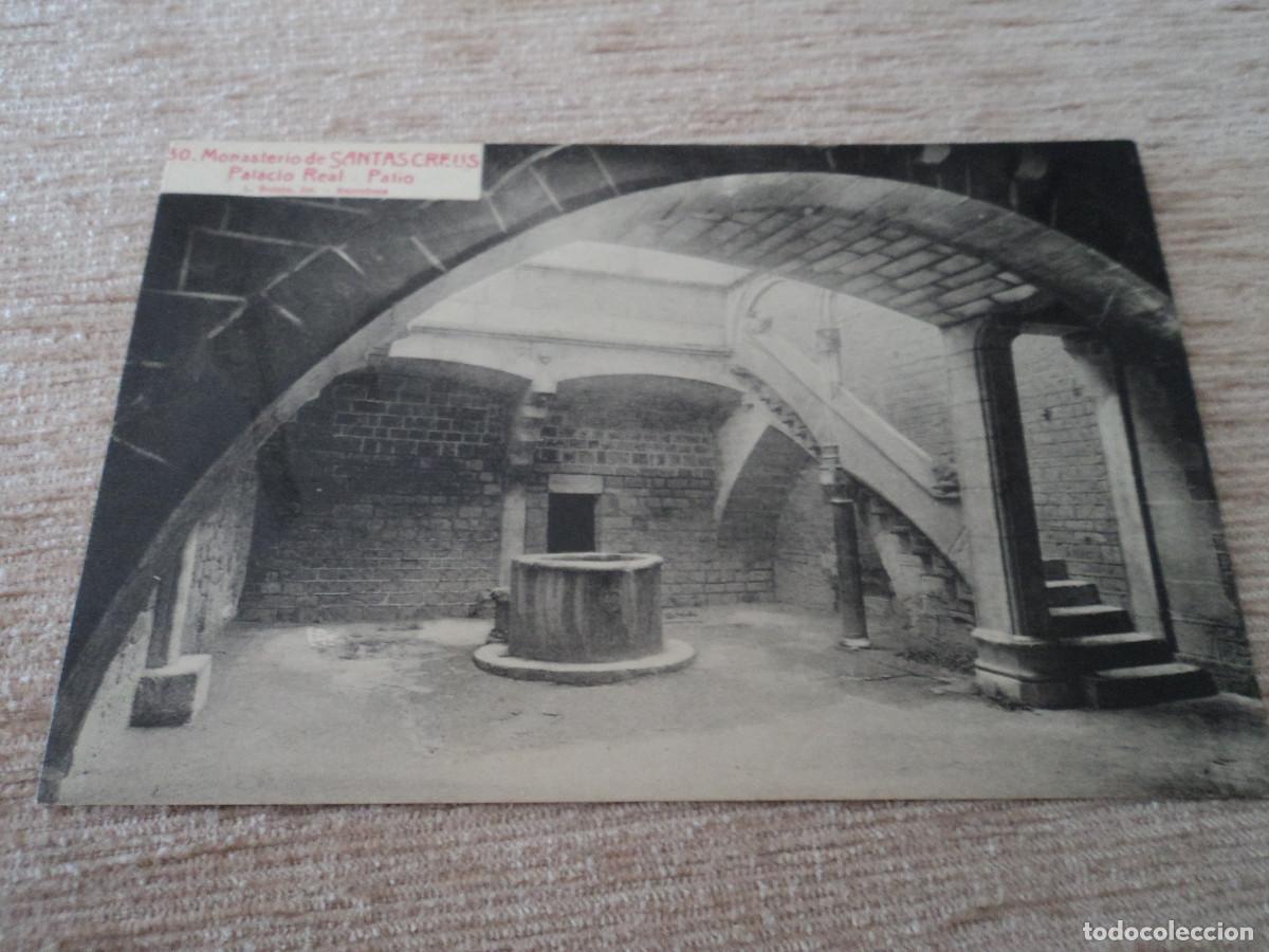 Postales: 50 monasterio de santas creus, palacio real, patio, fot. l. roisin