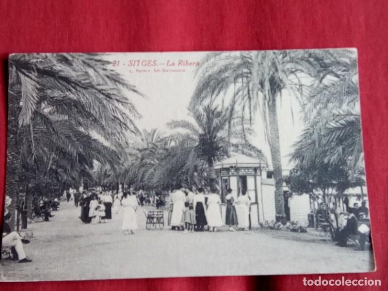 Postales: SITGES, POSTAL ANTIGUA , LA RIBERA - Foto 3