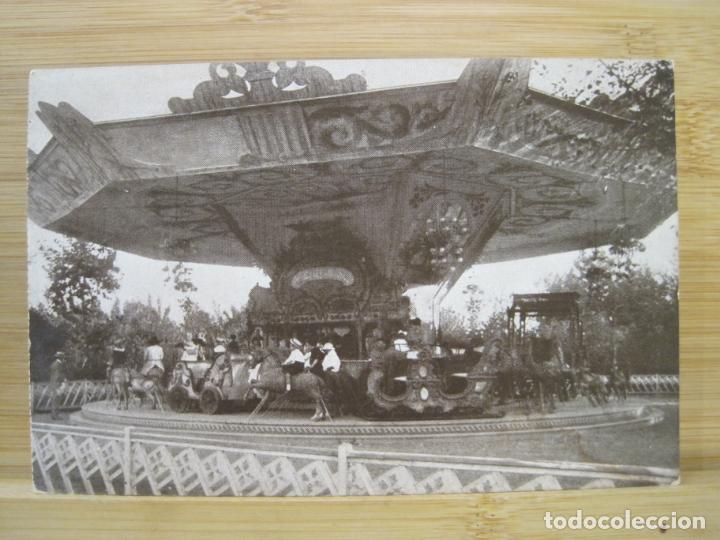 Cartes Postales: BARCELONA-TURO PARK-CARROUSEL-POSTAL ANTIGUA-(98.436)